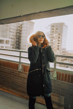 Load image into Gallery viewer, Happy Go Lucky Reversible Fur Hood Coat
