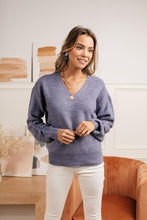 Load image into Gallery viewer, Vero Moda Gigi V Neck Sweater
