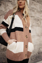 Load image into Gallery viewer, Kaylee Color Block Cardigan - FINAL SALE