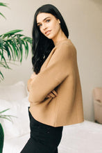 Load image into Gallery viewer, Celyn Mock Neck Sweater In Camel