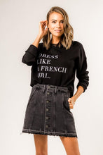 Load image into Gallery viewer, Dress Like a French Girl Pullover - FINAL SALE