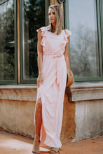Load image into Gallery viewer, Karina Ruffle Maxi Dress in Pink