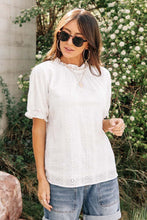 Load image into Gallery viewer, Alliza Eyelet Top