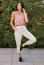Load image into Gallery viewer, Striped Knit Joggers