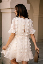 Load image into Gallery viewer, Short Sleeve Pom Pom Applique Dress