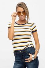 Load image into Gallery viewer, Hey Honey Striped T-Shirt Sz. L - FINAL SALE