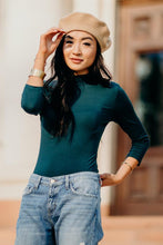 Load image into Gallery viewer, This Chic Emerald Mock Neck Top - FINAL SALE