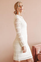 Load image into Gallery viewer, Carmen Lace Dress in Ivory - FINAL SALE
