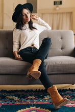 Load image into Gallery viewer, Nikki Long Sleeve Striped Crew Neck Top in Mustard-FINAL SALE
