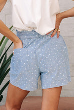 Load image into Gallery viewer, Vero Moda Polka Dot Shorts in Blue
