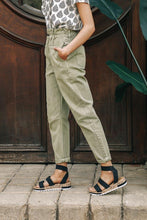 Load image into Gallery viewer, Kennedy Paperbag Denim in Olive
