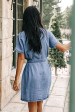 Load image into Gallery viewer, Girl Next Door Denim Dress

