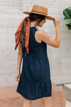 Load image into Gallery viewer, Vero Moda Gabrielle Navy Dress
