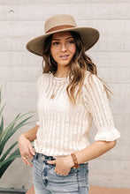 Load image into Gallery viewer, Vero Moda Crochet Sweater Top
