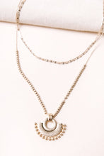 Load image into Gallery viewer, Half Circle Pendant Necklace
