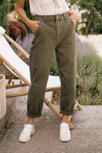 Load image into Gallery viewer, Olive Baggy Denim Pants
