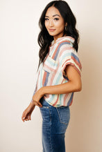 Load image into Gallery viewer, Chroma Striped Button Up

