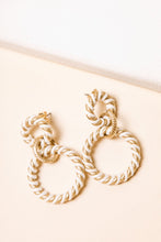 Load image into Gallery viewer, Wrapped Double Hoop Earrings
