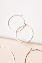 Load image into Gallery viewer, For a Hoop Earrings Set in Silver
