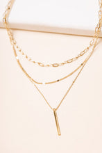 Load image into Gallery viewer, Dainty Chain Bar Necklace
