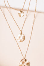 Load image into Gallery viewer, 3 Tiered Stone Necklace in Gold
