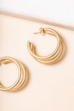 Load image into Gallery viewer, Triple Hoop Earrings
