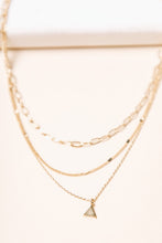 Load image into Gallery viewer, Triangle Pendant Layered Necklace
